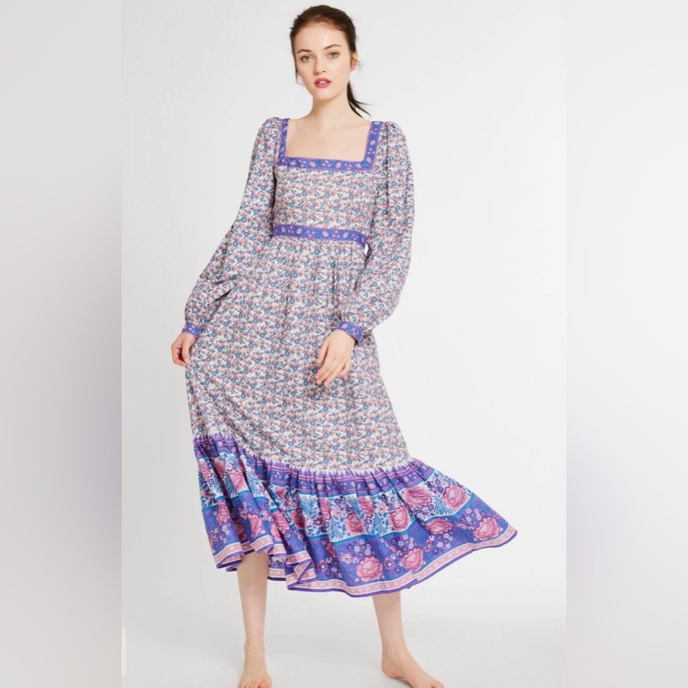 Mille Carmen dress in bluebell NWOT